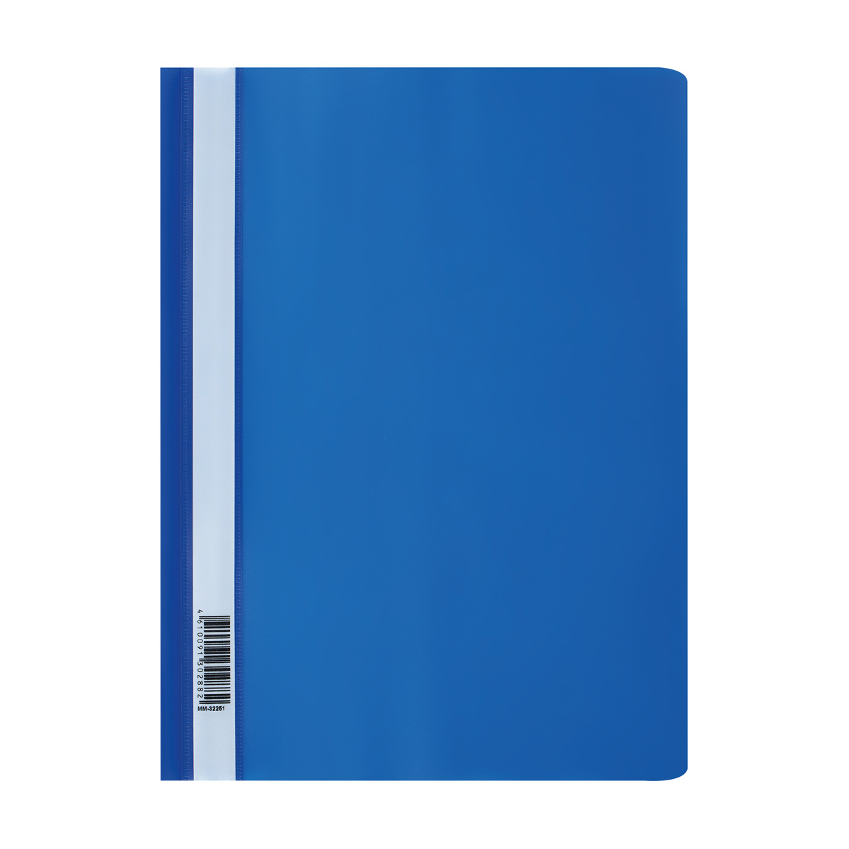 Папка-скоросшиватель пластик. СТАММ, А4, 160мкм, синяя ММ-32251