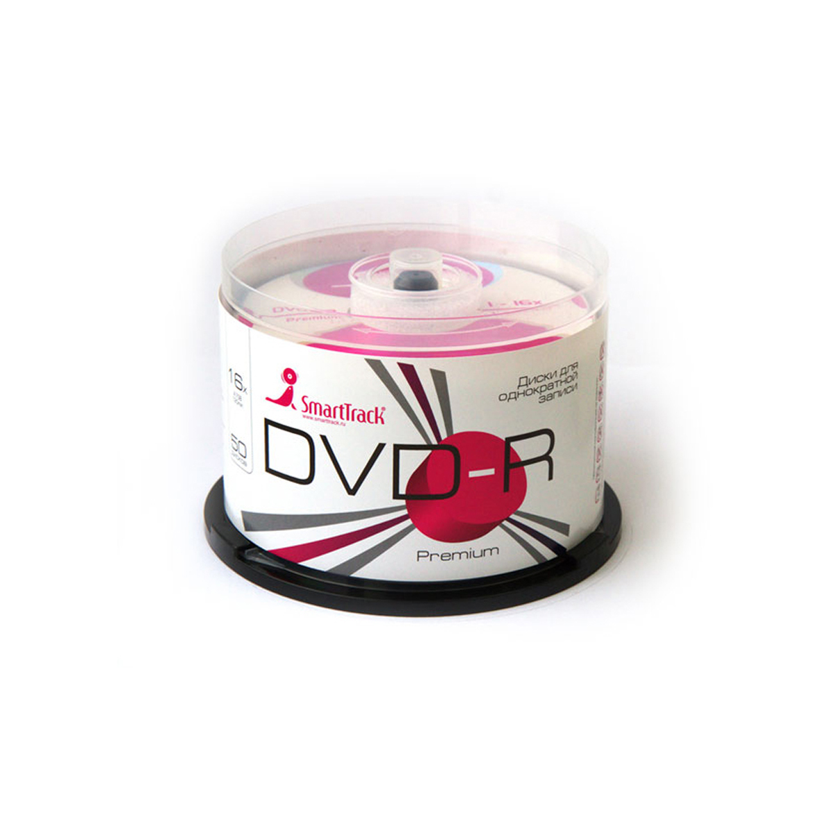 Диск DVD-R 4.7Gb Smart Track 16х Cake Box (50шт) ST000252
