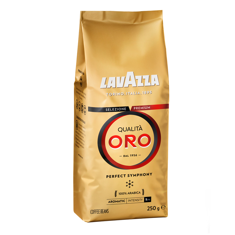 Кофе в зернах Lavazza "Qualità. Oro", вакуумный пакет, 250г 2051