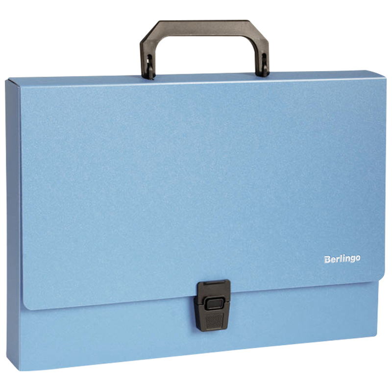 Папка-портфель  1 отделение Berlingo "Standard", A4, 325*230*35мм, 1000мкм, синяя MP2310
