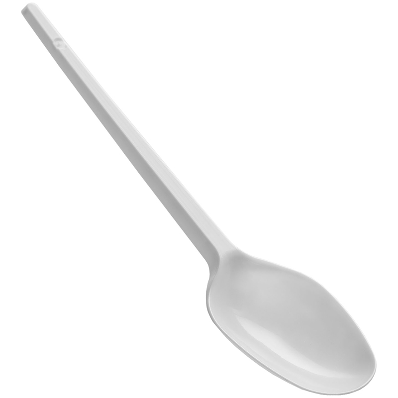 Ложки одноразовые столовые OfficeClean, набор 100шт., эконом, ПС, белые, 16 см 245851