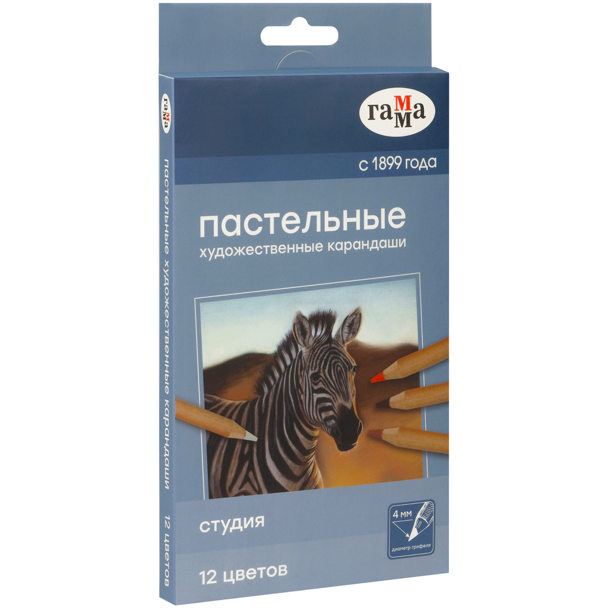 Пастельные карандаши Гамма "Студия", 12цв. 170322_12P