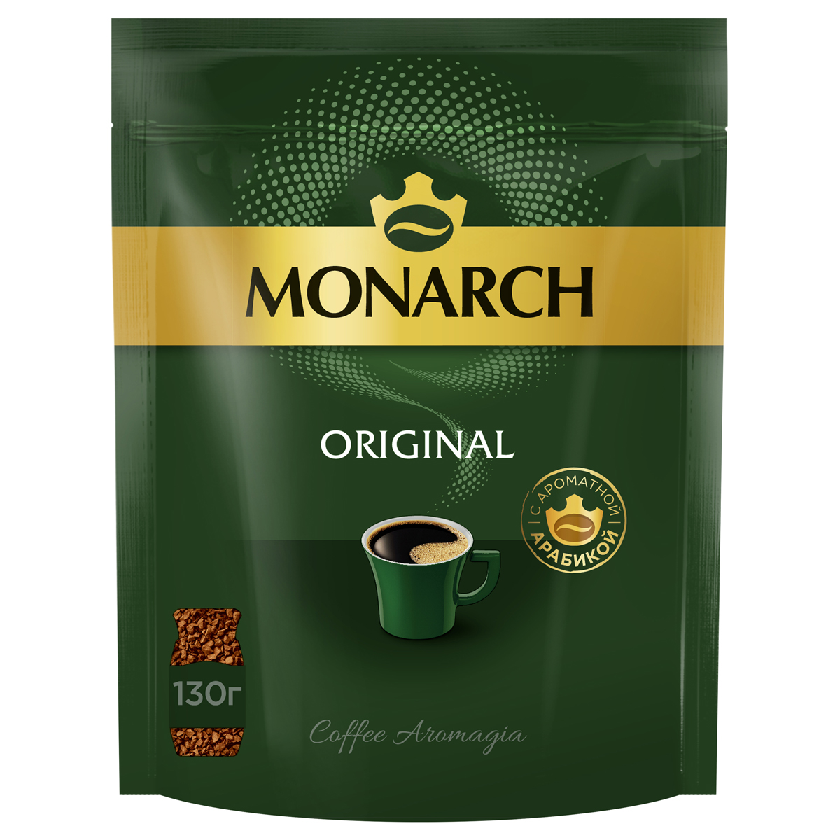 Кофе растворимый Monarch Original, сублимированный, мягкая упаковка, 130г 4091471
