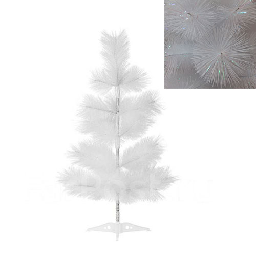 Елка искусственная 70см белая-перламутр