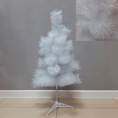 Елка искусственная 90см белая-перламутр