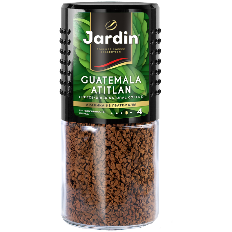 Кофе растворимый Jardin "Guatemala Atitlan", сублимированный, стеклянная банка, 95г 0629-12