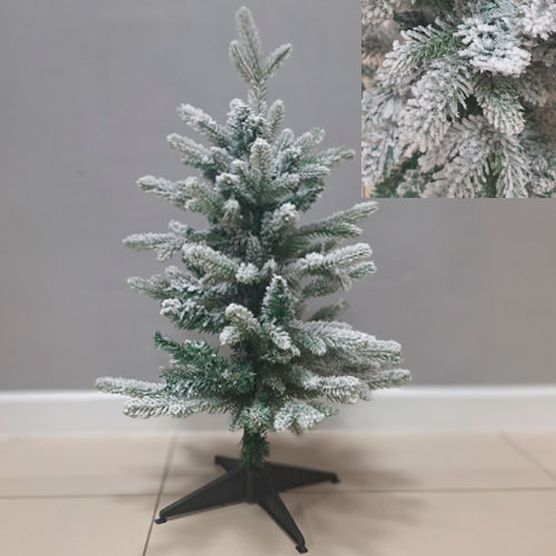 Елка искусственная 90см алтайская снежная, пласт.иголки