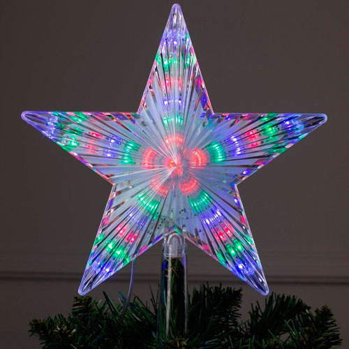 Украшение на елку "Звезда" эл. 15см FB-22