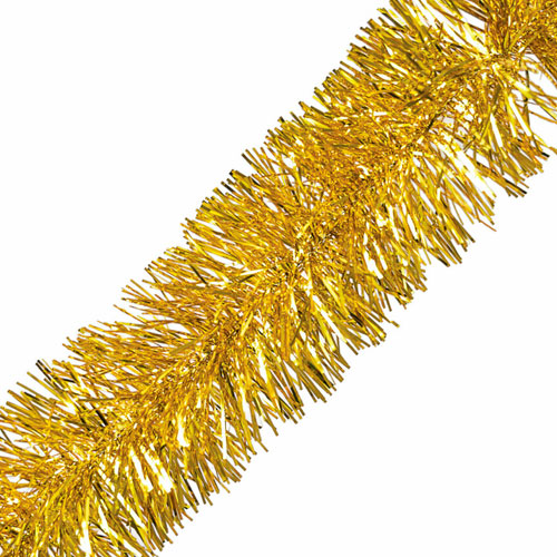 Мишура 2м d-10см золото