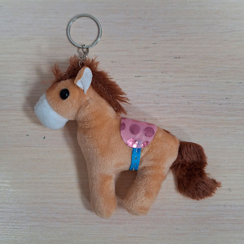 Брелок Лошадка мягкая 10*10см ассорти 1253-1