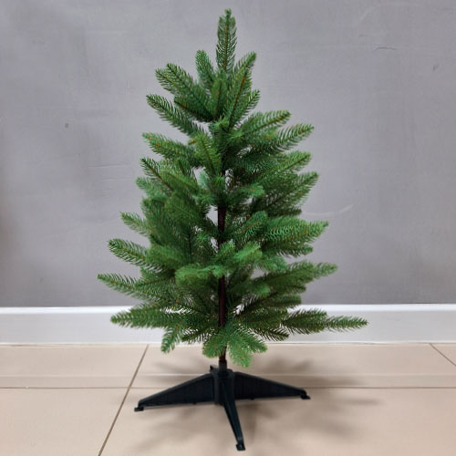 Елка искусственная 60см таежная, зеленая пласт.иголки