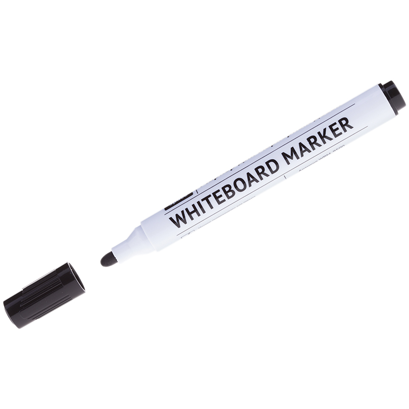 Маркер для белых досок OfficeSpace черный, пулевидный, 2,5мм WBM_9500