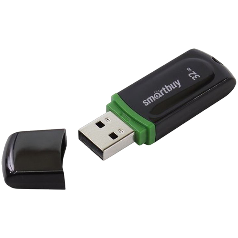 Память Smart Buy "Paean"  32GB, USB 2.0 Flash Drive, черный SB32GBPN-K