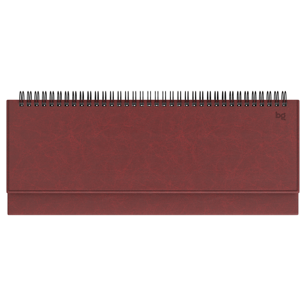 Планинг недатированный, 56л., 330*130мм, BG, кожзам "Nebraska. Dark red", красный Pu_30394