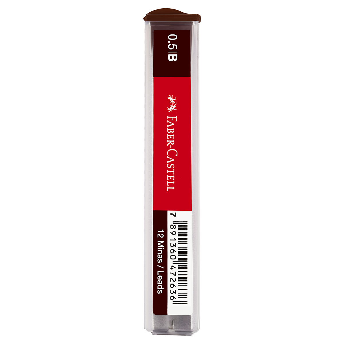 Грифели для механических карандашей Faber-Castell "Polymer", 12шт., 0,5мм, B (521501)