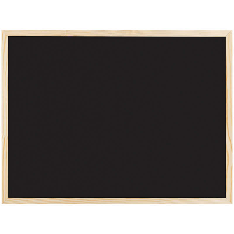 Доска магнитно-меловая OfficeSpace, 45*60см, деревянная рамка, черная 362453
