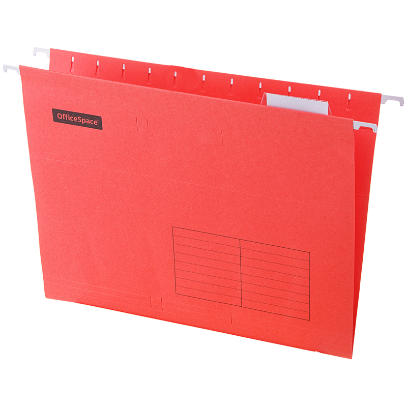 Подвесная папка OfficeSpace А4 (310*240мм), красная 296358