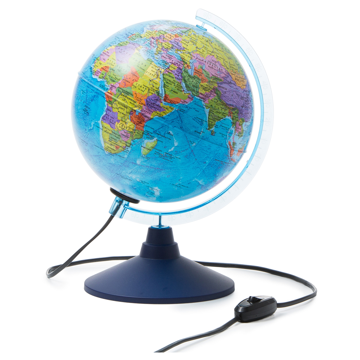 Глобус политический Globen, 21см, с подсветкой на круглой подставке Ке012100180