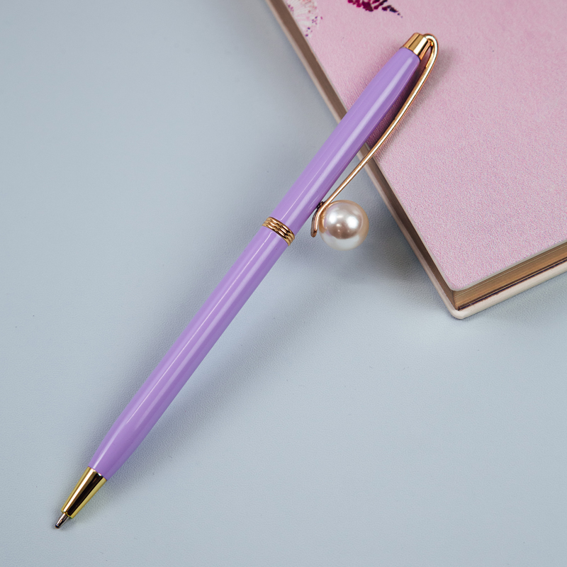 Ручка шариковая автоматическая MESHU "Lilac jewel" синяя, 1,0мм MS_94062