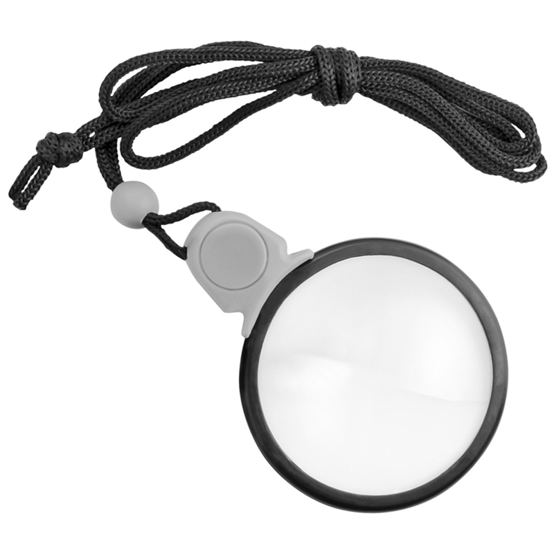 Лупа OfficeSpace, 50мм, нашейная, 4-х кратное увеличение, на шнурке 278005