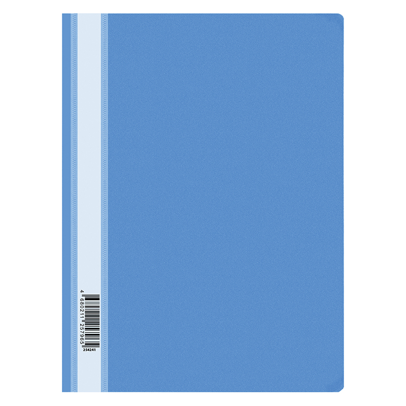 Папка-скоросшиватель пластик. OfficeSpace, А4, 120мкм, голубая с прозр. верхом Fms16-6_11692/ 254241