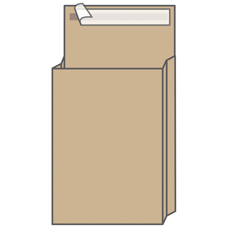 Пакет почтовый UltraPac, 300*400*40мм, коричневый крафт, отр. лента, 120г/м2 (301130)