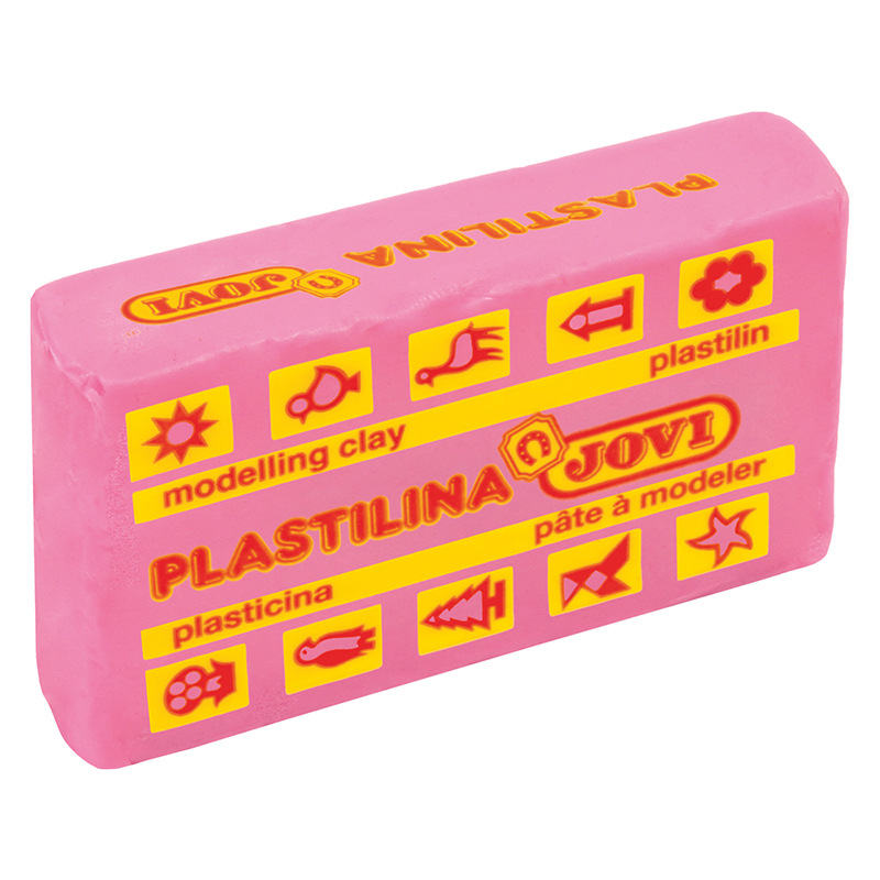Пластилин JOVI, розовый, 50г 7007