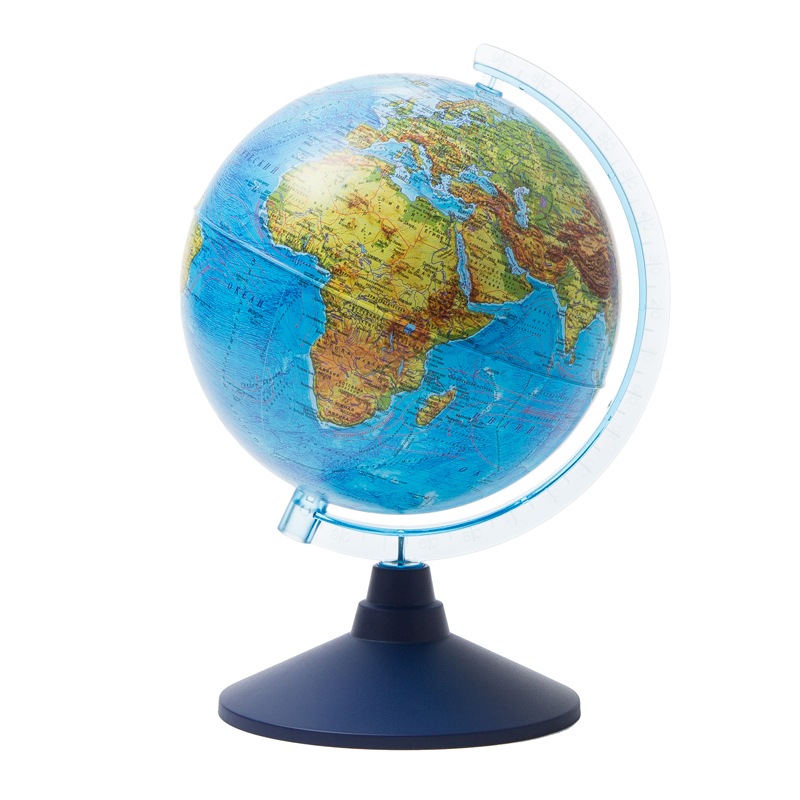 Глобус физический Globen, 21см, на круглой подставке Ке012100176