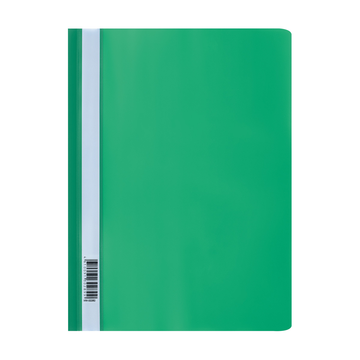 Папка-скоросшиватель пластик. СТАММ, А4, 160мкм, зеленая ММ-32252