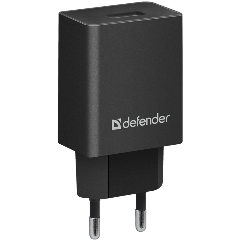 Зарядное устройство сетевое Defender EPA-10, 1*USB, 2.1А output, пакет, черный 83572