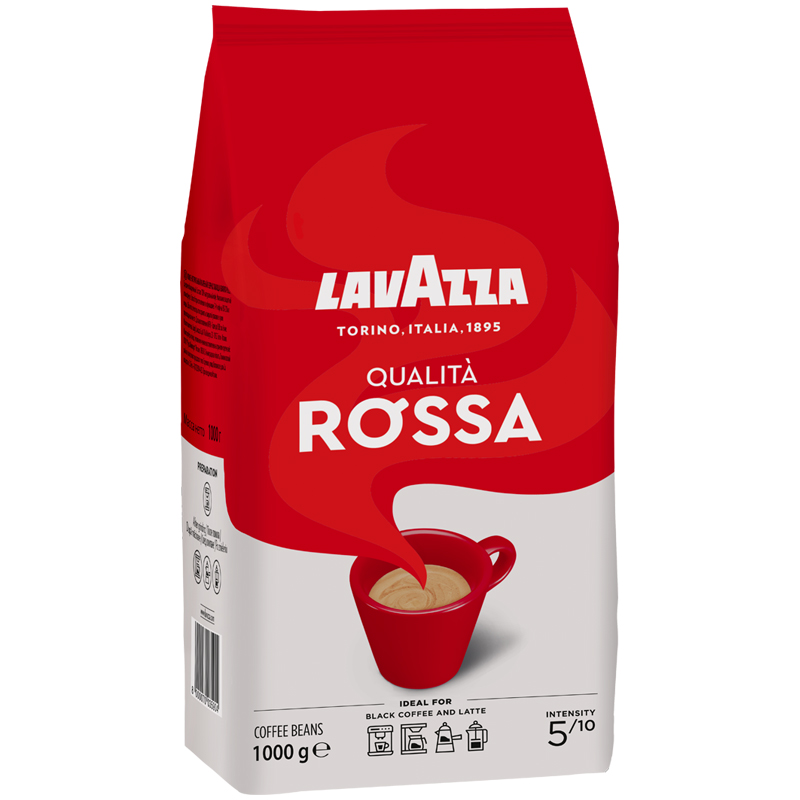 Кофе в зернах Lavazza "Qualità. Rossa", вакуумный пакет, 1кг 3590