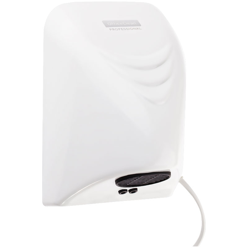 Электросушитель для рук OfficeClean Professional, 850Вт, сенсорный, белый, ABS-пластик 314590