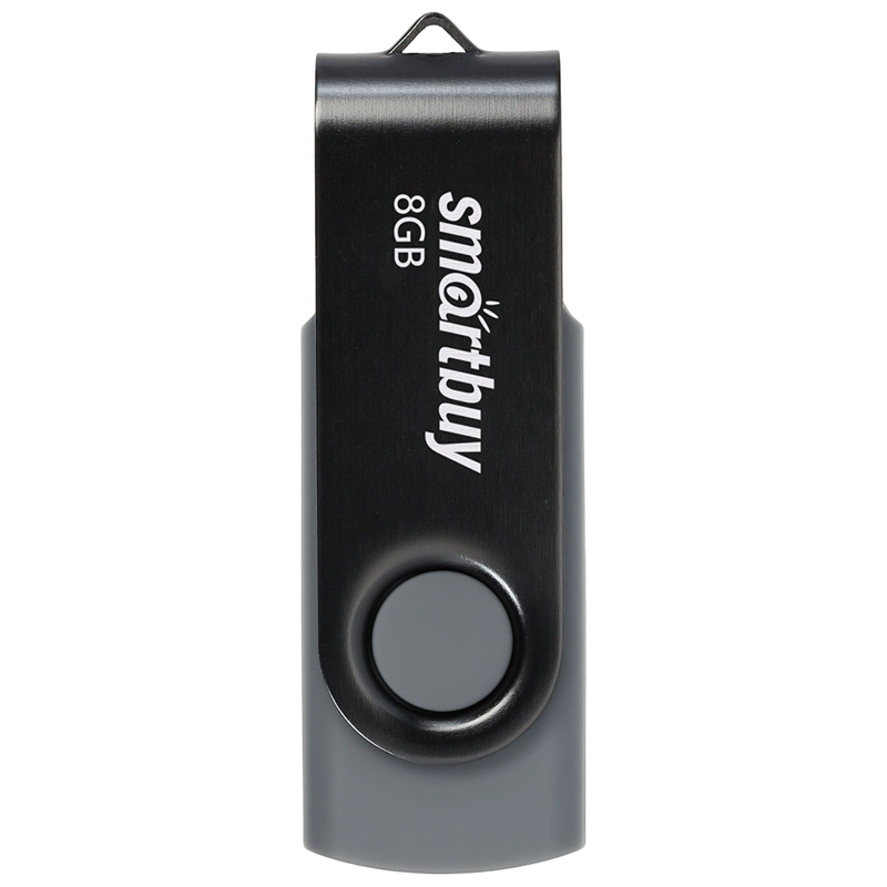 Память Smart Buy "Twist" 8GB, USB 2.0 Flash Drive, черный SB008GB2TWK