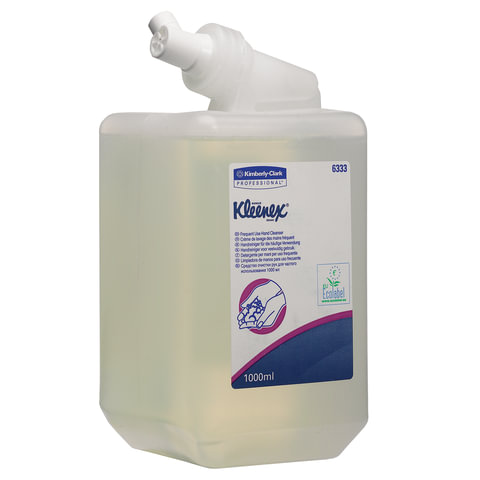 Картридж с жидким мылом одноразовый KIMBERLY-CLARK Kleenex, 1л, прозрачный (дисп. 601541), 6333
