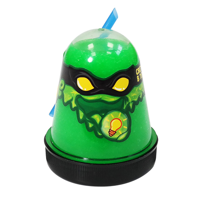 Слайм Slime "Ninja", зеленый, светится в темноте, 130г S130-18