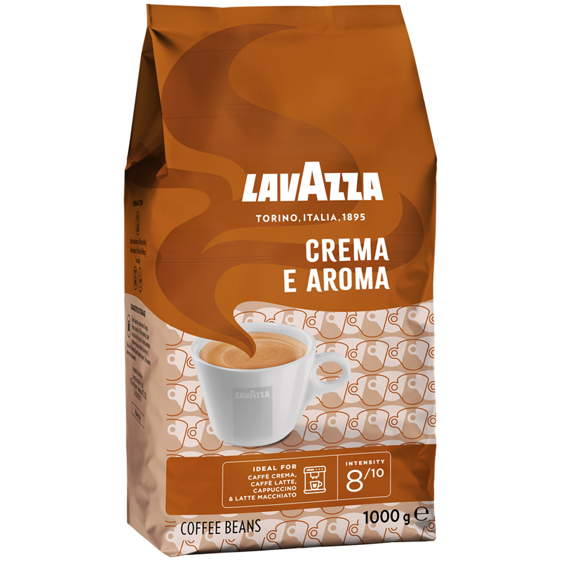 Кофе в зернах Lavazza "Crema e Aroma", вакуумный пакет, 1кг 2444