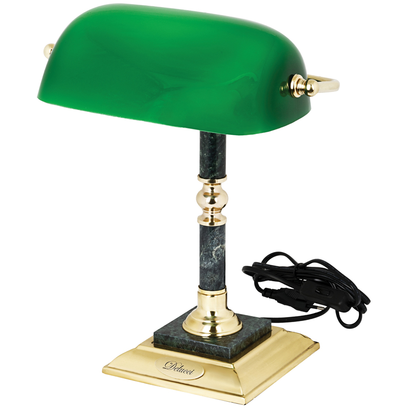 Лампа настольная Delucci, зеленый мрамор MBm_00005