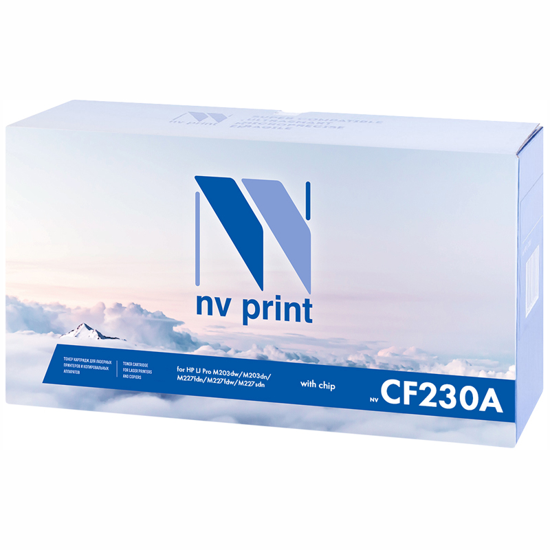 Картридж совм. NV Print CF230A (№30A) черный для HP LJ Pro M203/MPF M227 (1600стр.) NV-CF230AT
