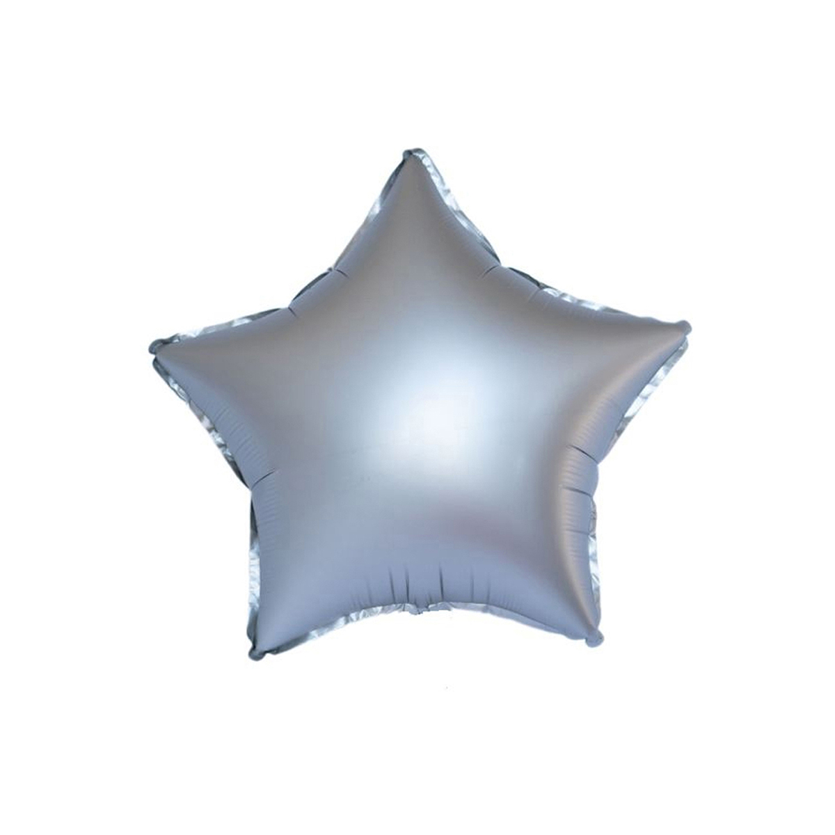 Воздушный шар, 45см, ПатиБум, "Звезда. Серебро", фольгированный 6081829