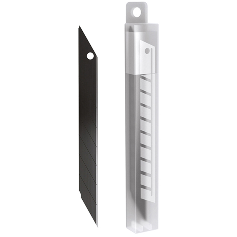 Лезвия для канцелярских ножей Berlingo, 9мм, 5шт., черный цвет, блистер, европодвес BM4214