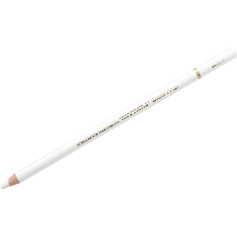 Угольный карандаш Koh-I-Noor "Gioconda Extra 8812" B, белый, заточен 8812002003KS