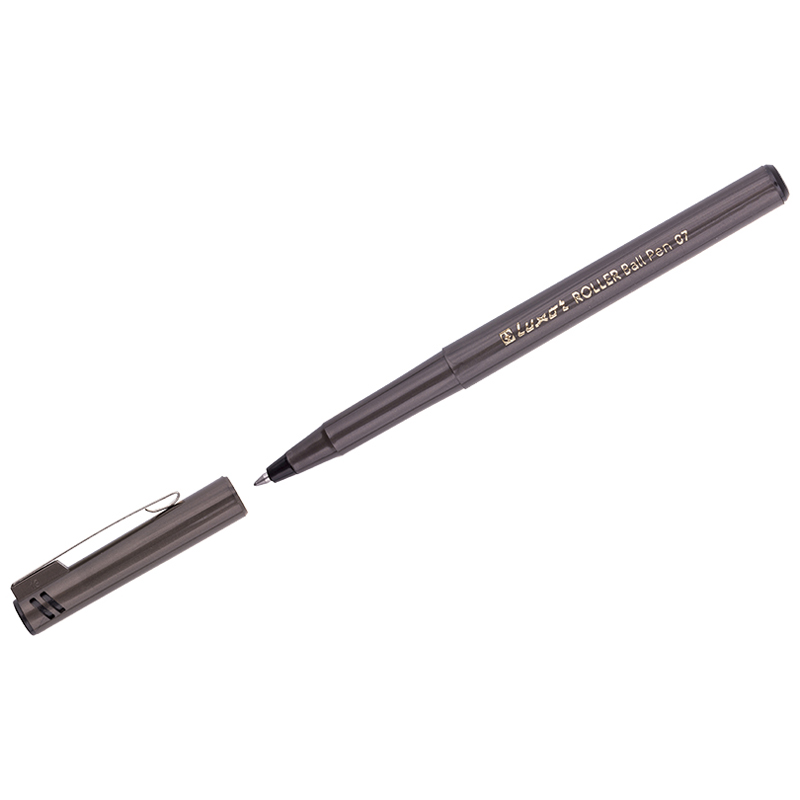 Ручка-роллер Luxor черная, 0,7мм, одноразовая 7241