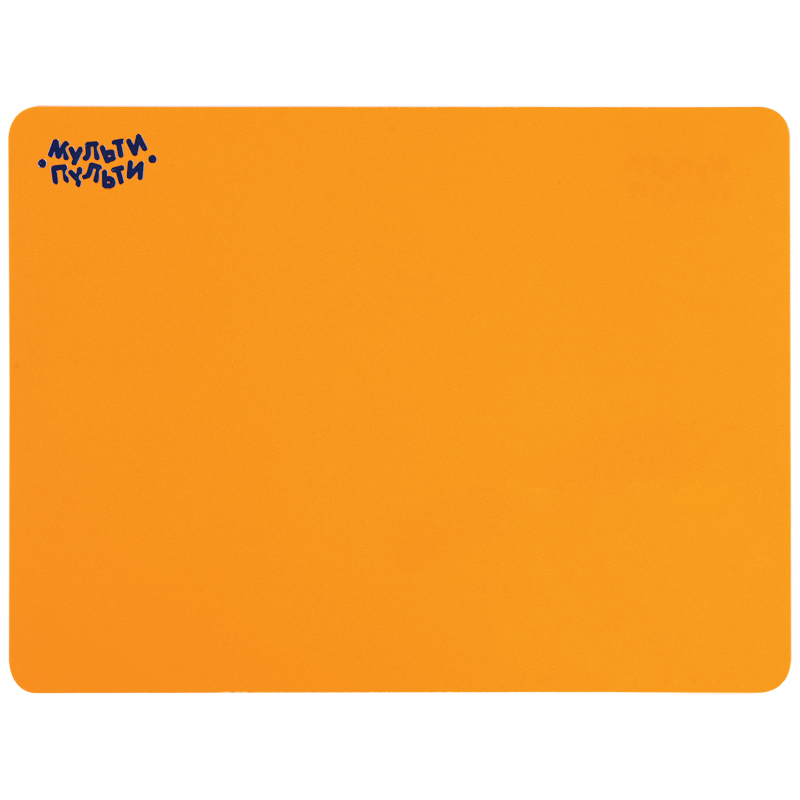 Доска для лепки Мульти-Пульти, А5, 800 мкм, пластик, оранжевый ДЛ_40437