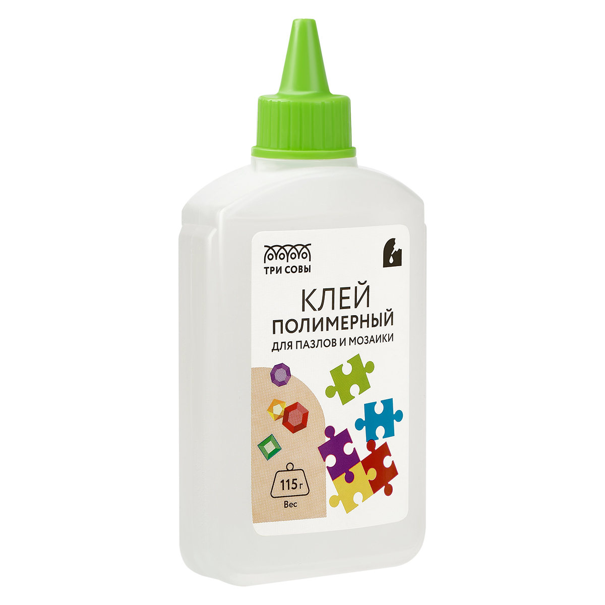 Клей для пазлов и алмазной мозаики ТРИ СОВЫ, 115г КЛПМ_57309