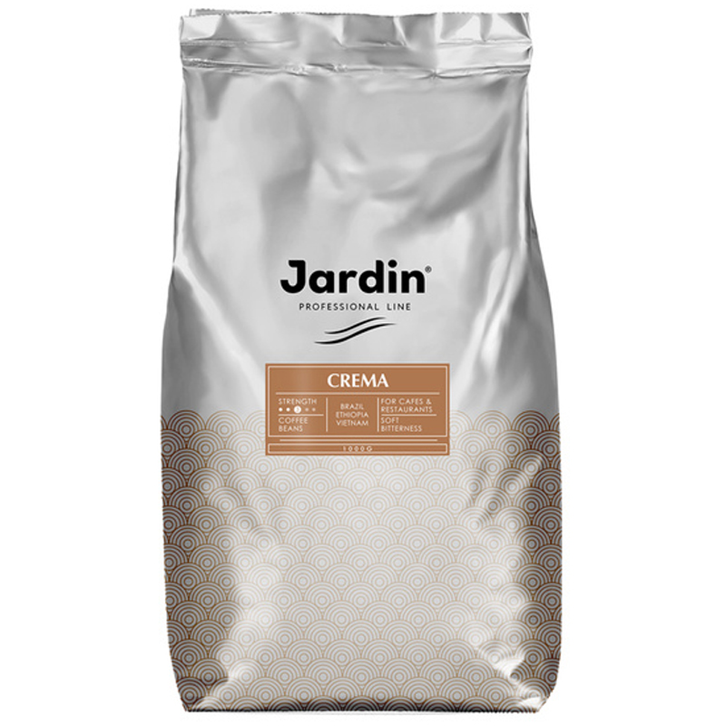 Кофе в зернах Jardin "Crema", вакуумный пакет, 1кг 0846-06