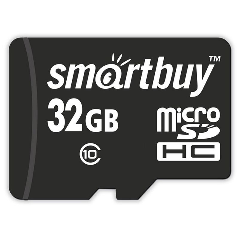 Карта памяти SmartBuy MicroSDHC 32GB UHS-1, Class 10, скорость чтения 30Мб/сек SB32GBSDCL10-00