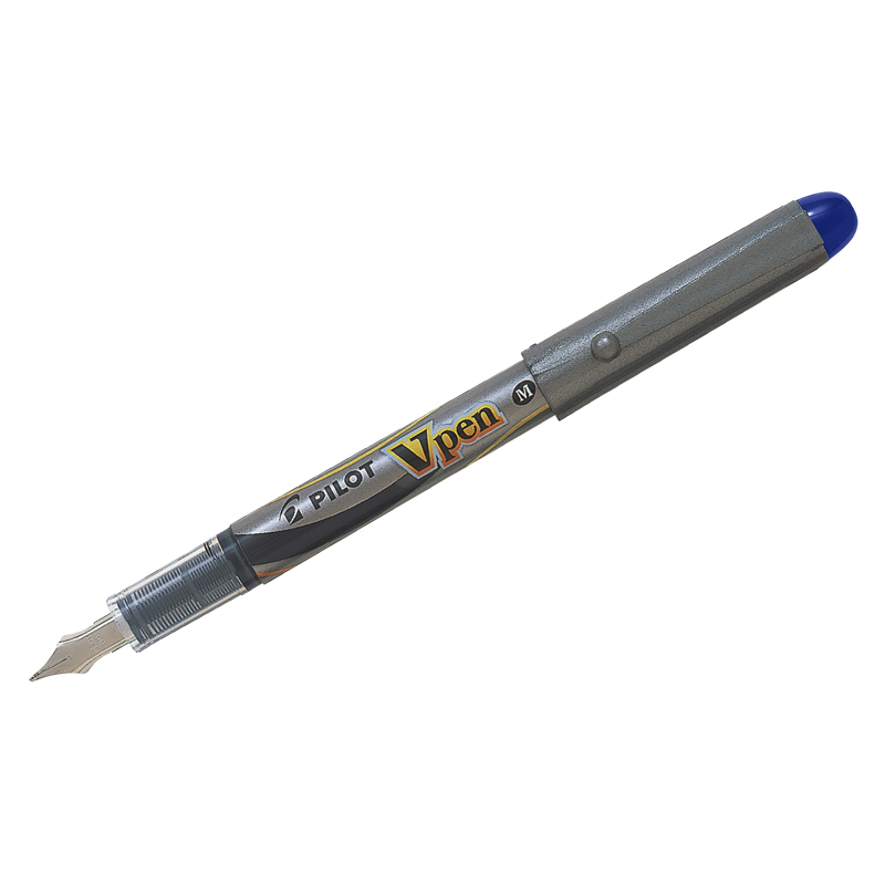 Ручка перьевая Pilot "V-Pen", 0,58мм, синяя, одноразовая (SVP-4M-L)