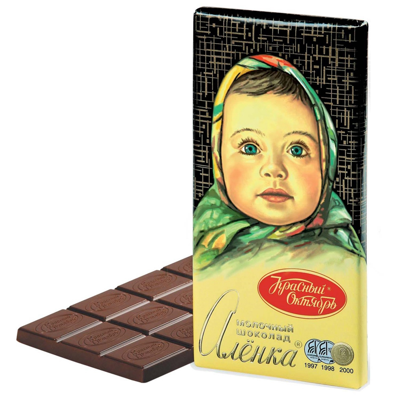 Шоколад Красный Октябрь "Аленка", молочный, 90г КО18334