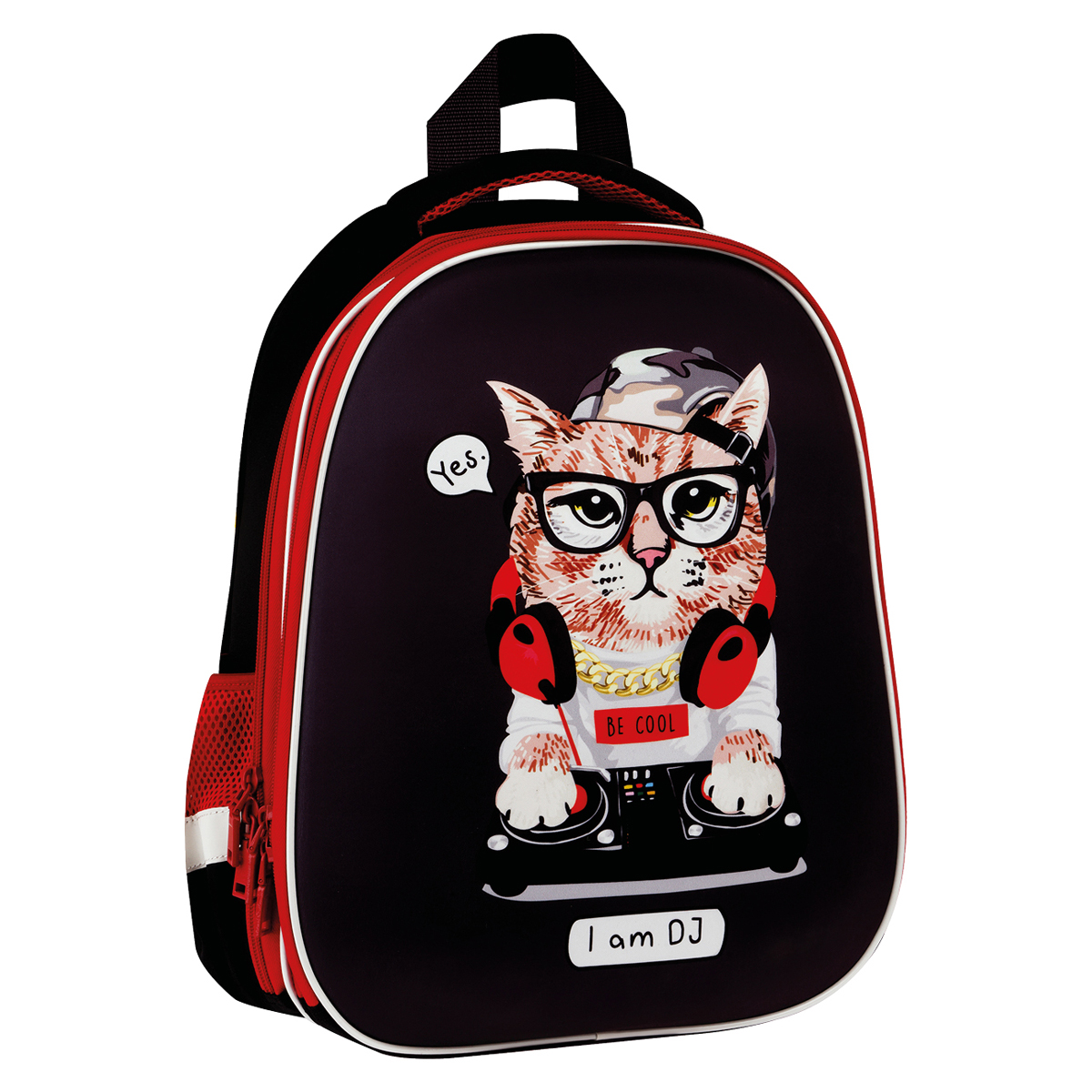 Ранец ArtSpace School Friend "I'm DJ" 39*30*18см, 2 отделения, 2 кармана, анатомическая спинка Uni_17761