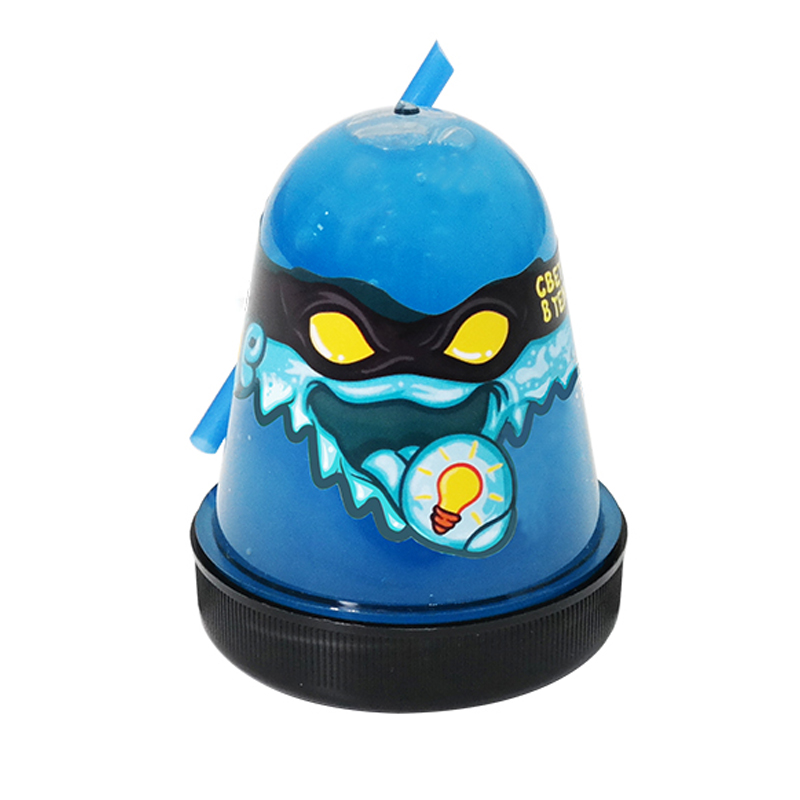 Слайм Slime "Ninja", синий, светится в темноте, 130г S130-20